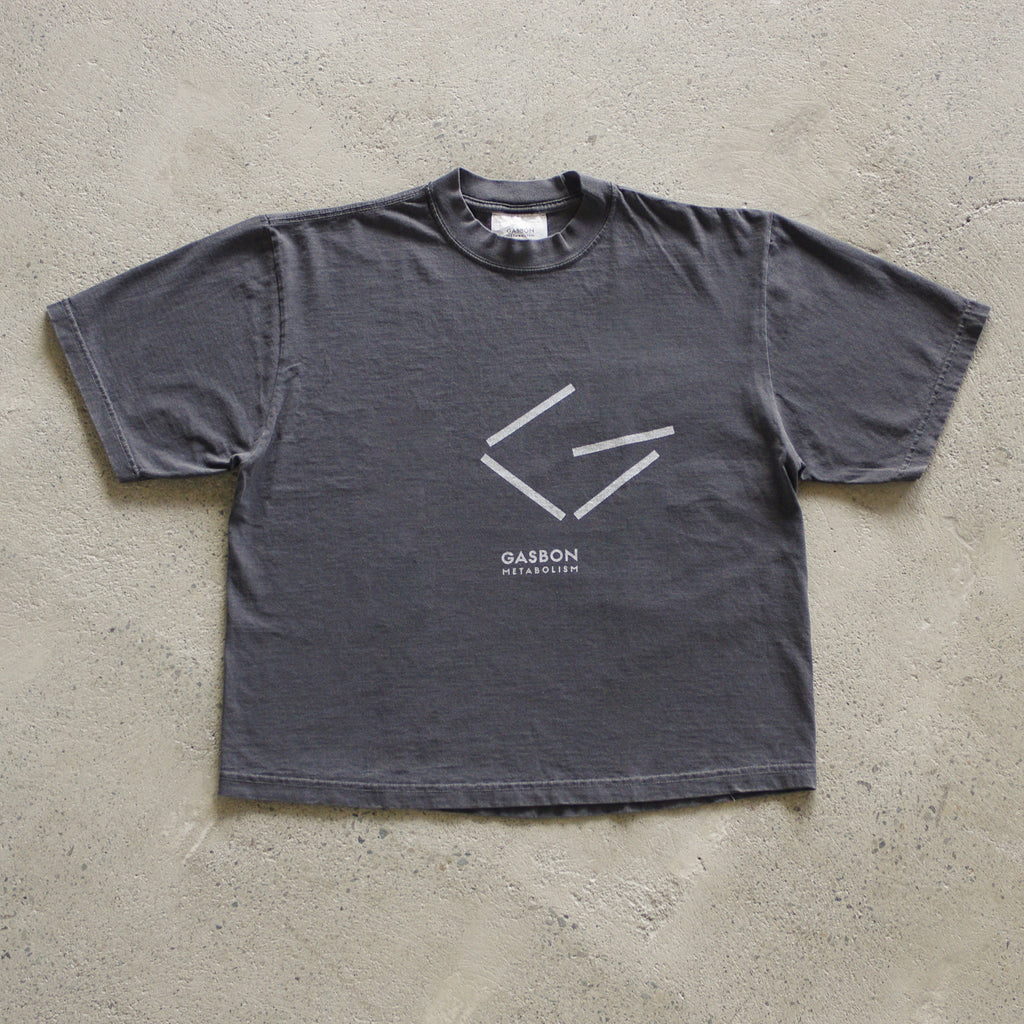 GASBON METABOLISM  〈G〉T-shirt　シルバー
