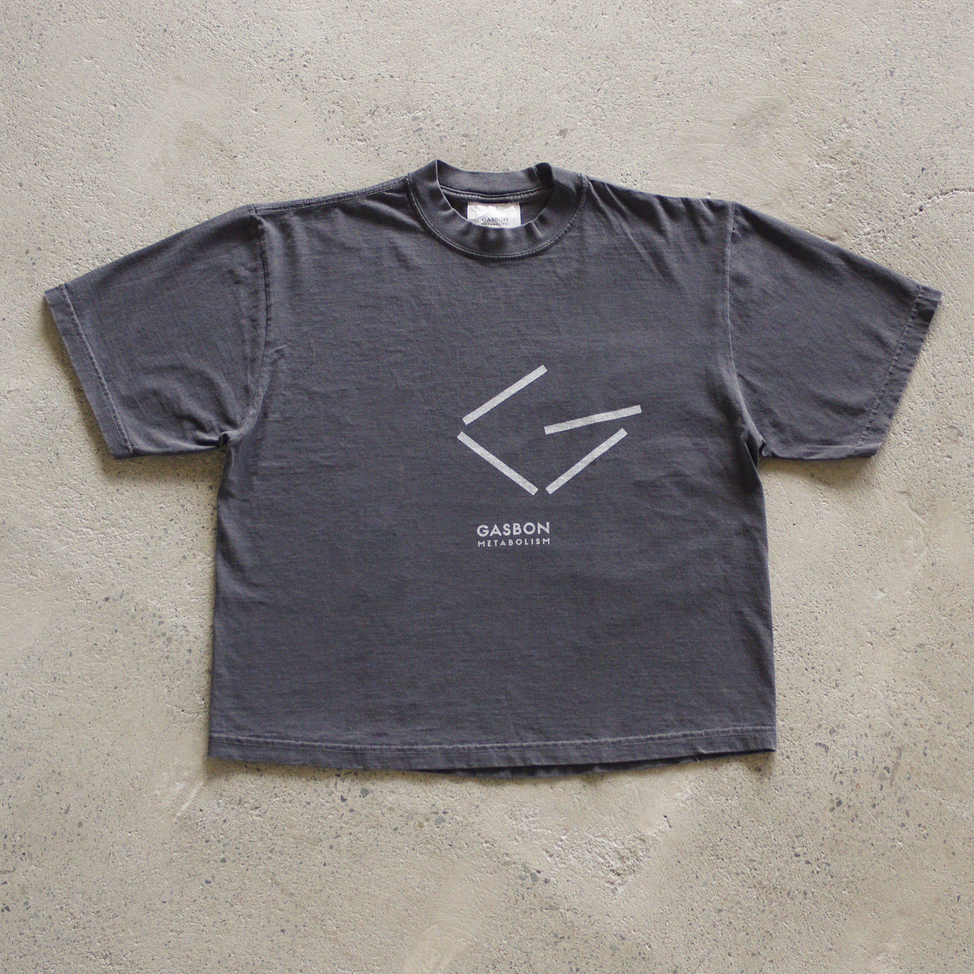 GASBON METABOLISM  〈G〉T-shirt　シルバー