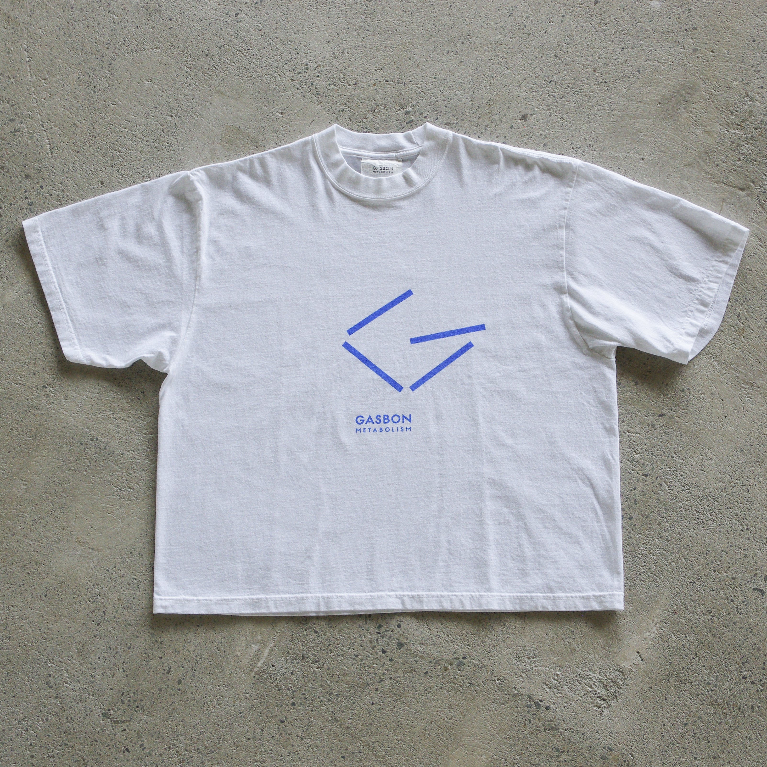 GASBON METABOLISM  〈G〉T-shirt　フェードブルー