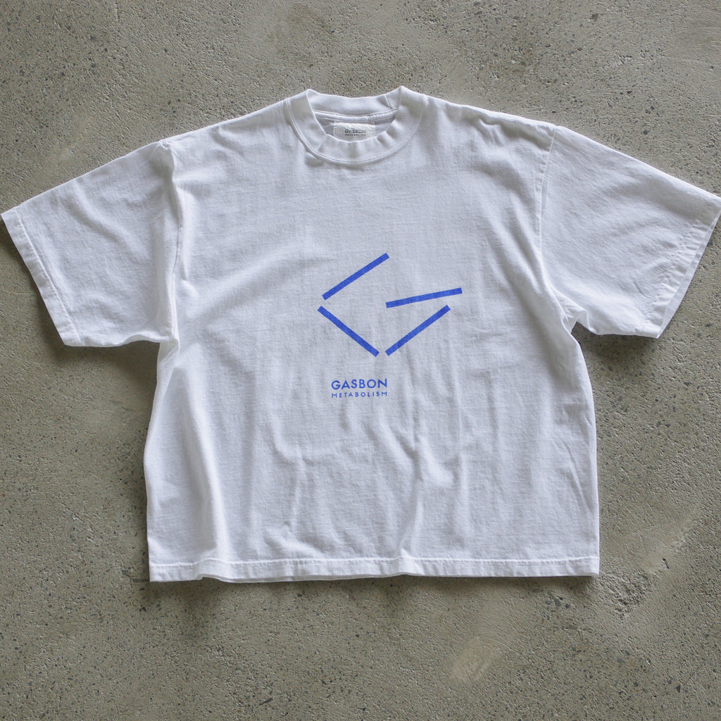 GASBON METABOLISM  〈G〉T-shirt　フェードブルー