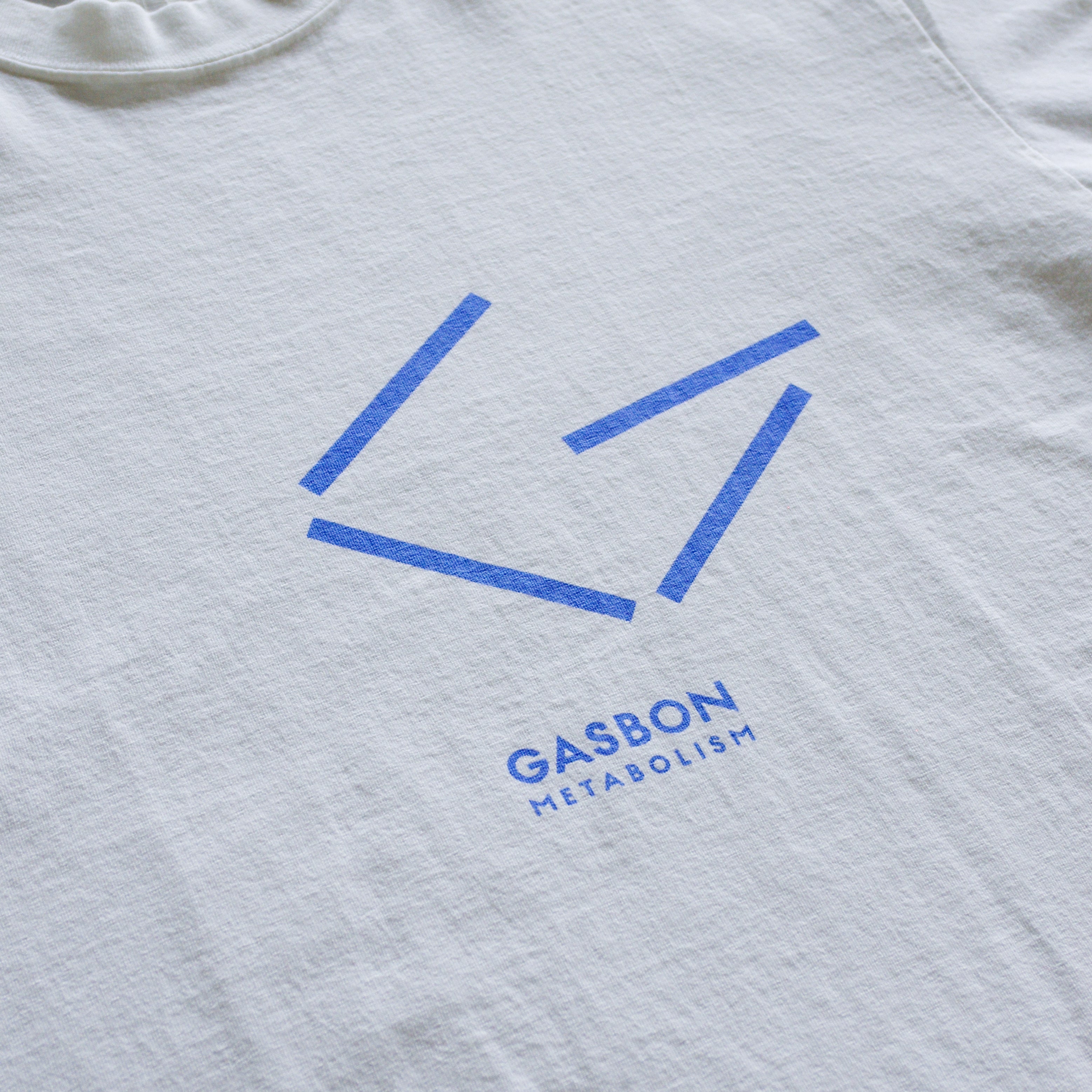 GASBON METABOLISM  〈G〉T-shirt　フェードブルー