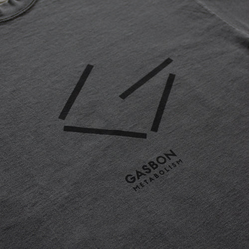 GASBON METABOLISM  〈G〉T-shirt　ブラック