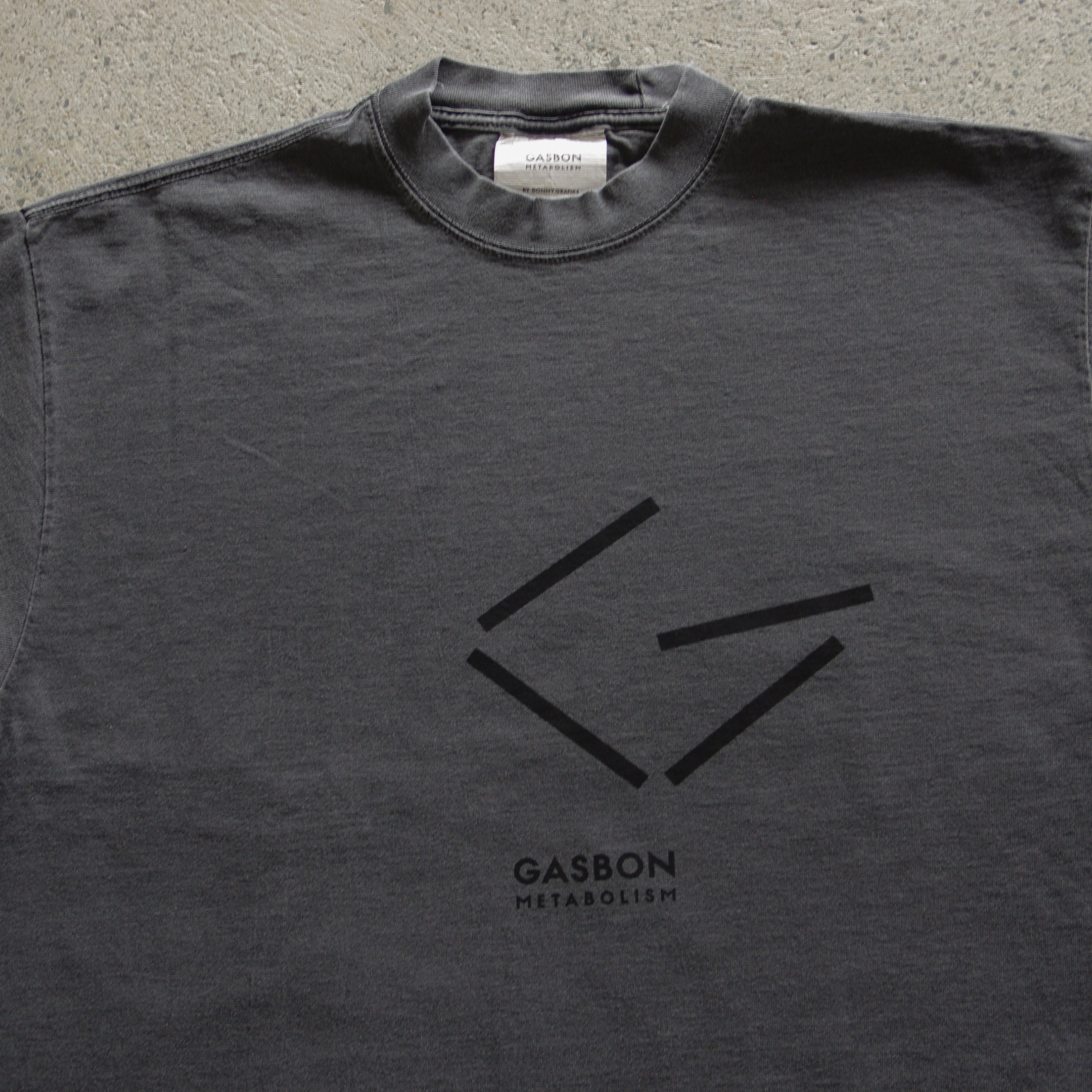 GASBON METABOLISM  〈G〉T-shirt　ブラック