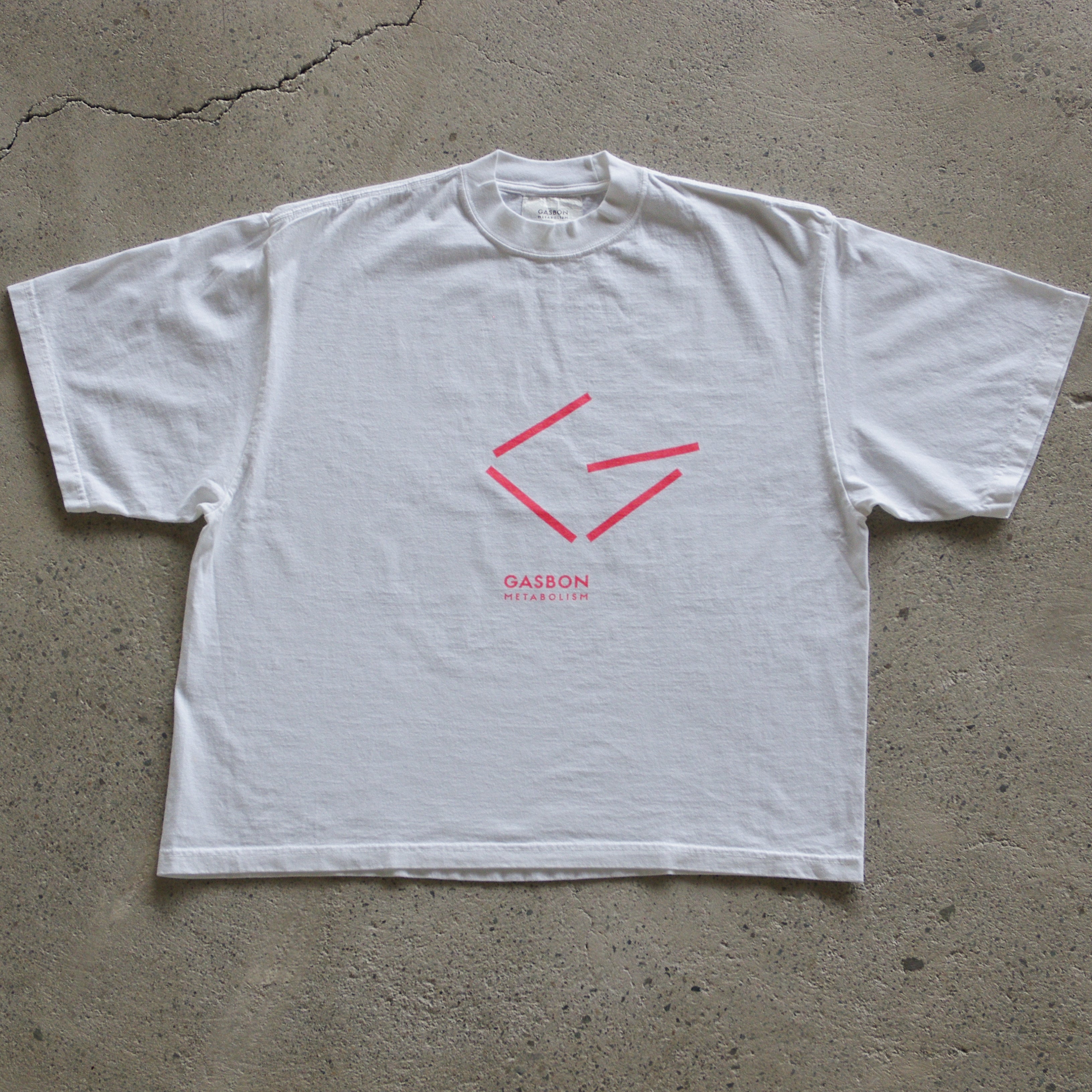GASBON METABOLISM  〈G〉T-shirt　フレッシュコーラル