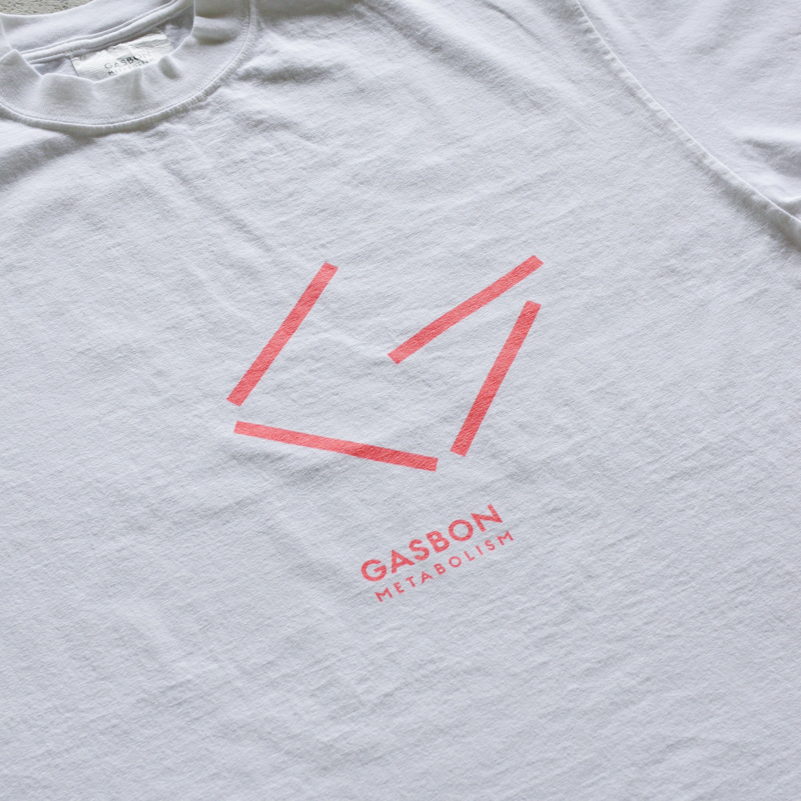 GASBON METABOLISM  〈G〉T-shirt　フレッシュコーラル