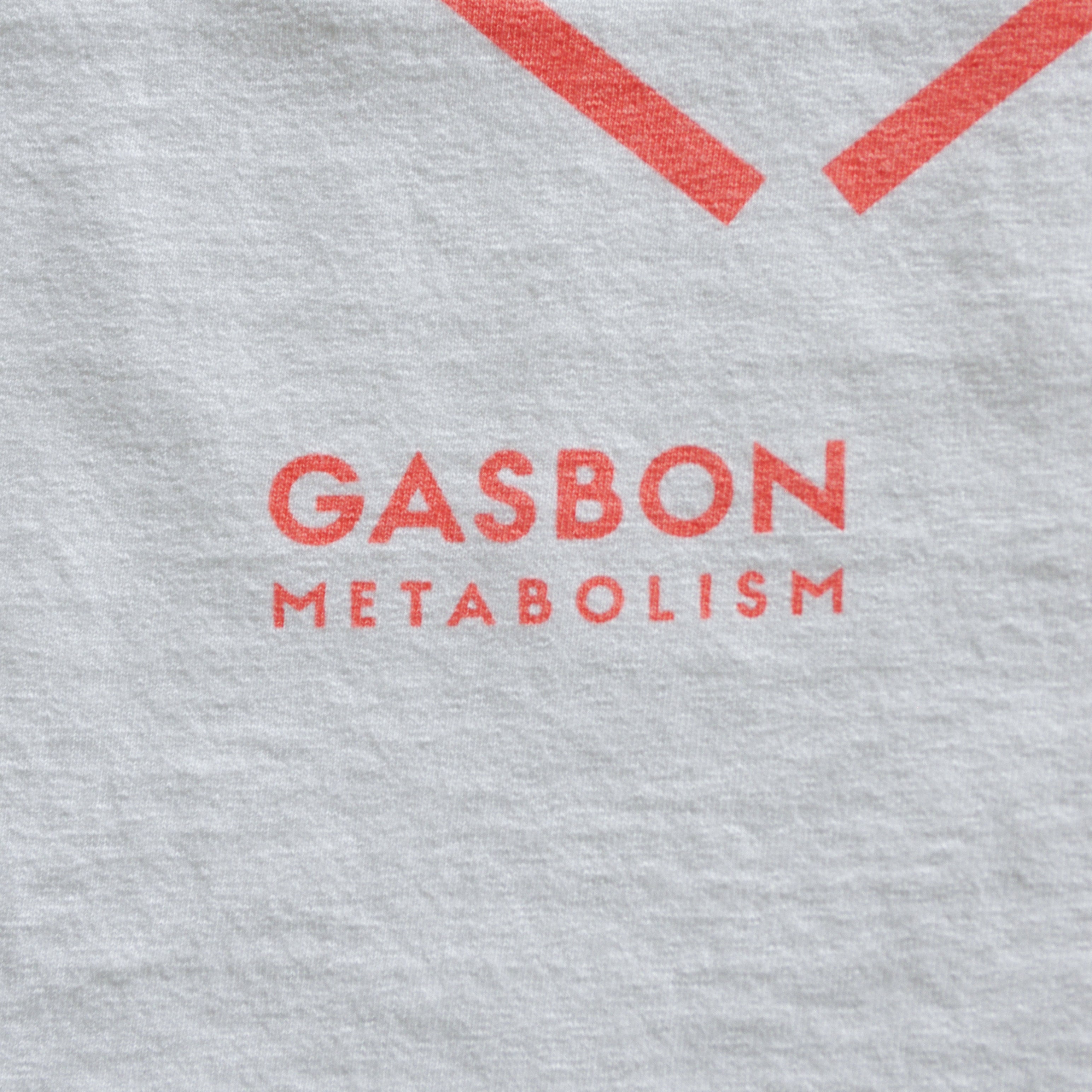 GASBON METABOLISM  〈G〉T-shirt　フレッシュコーラル