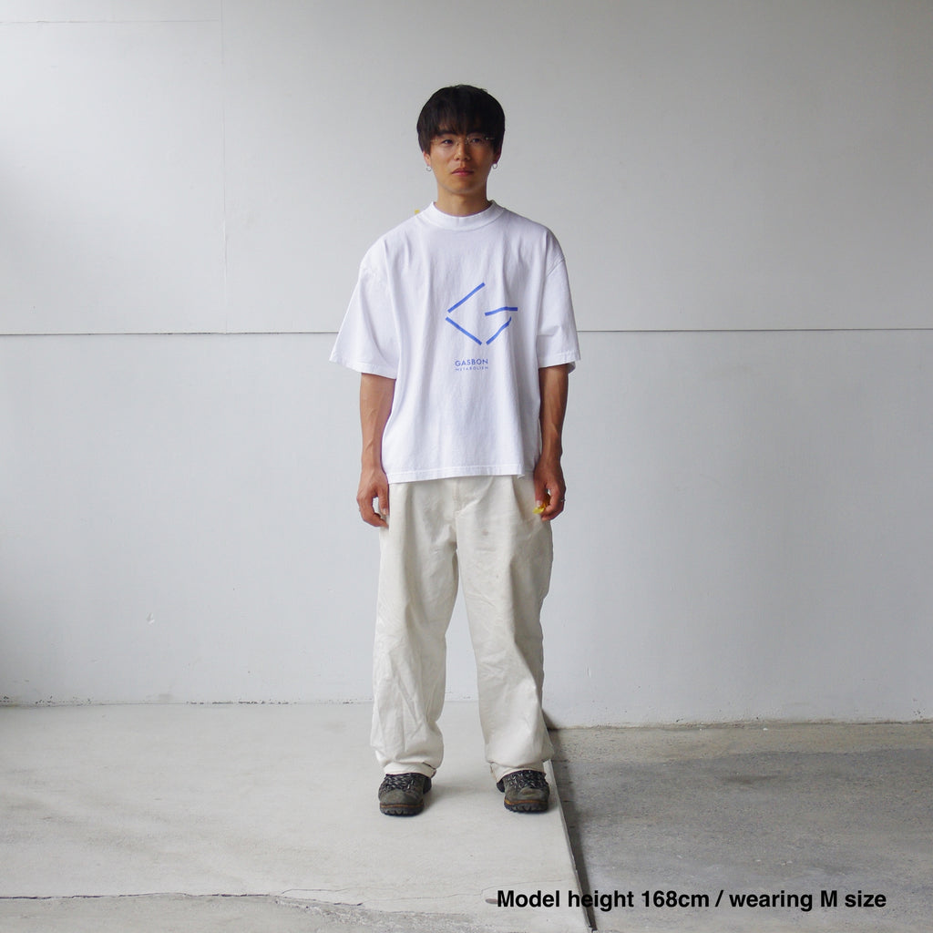 GASBON METABOLISM  〈G〉T-shirt　フェードブルー