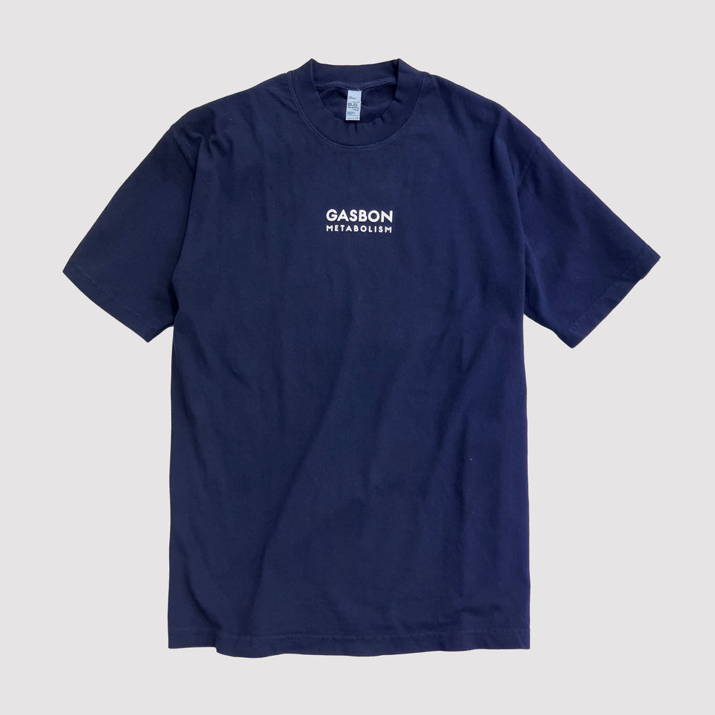 GASBON METABOLISM T-shirt 【Navy*Cool Grey】