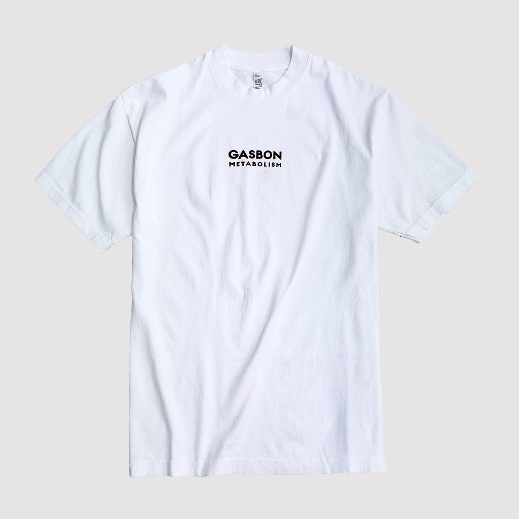 GASBON METABOLISM T-shirt 【ホワイト*ブラック】