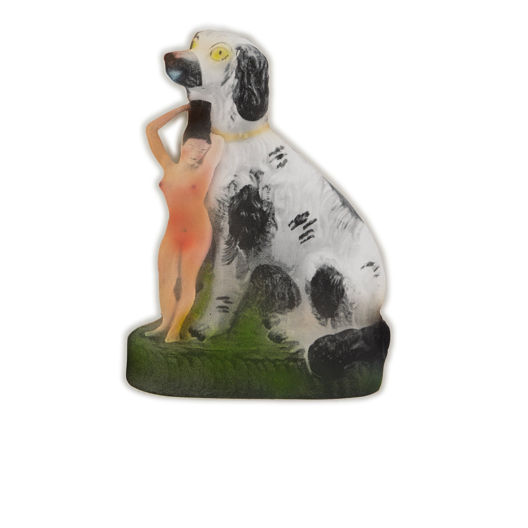 「dog, ghost」 NICK ATKINS "DOG WITHSTANGING GIRL"