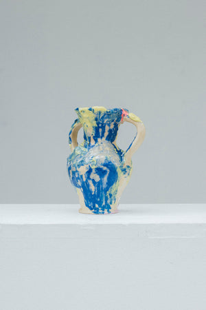 18.Blue&Yellow vase