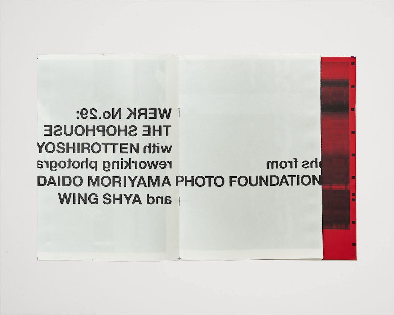 Werk Magazine No.29: THE SHOPHOUSE with YOSHIROTTEN