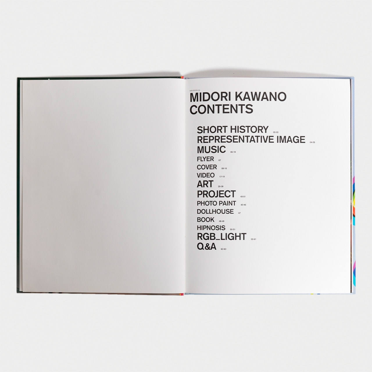 GASBOOK 34 MIDORI KAWANO